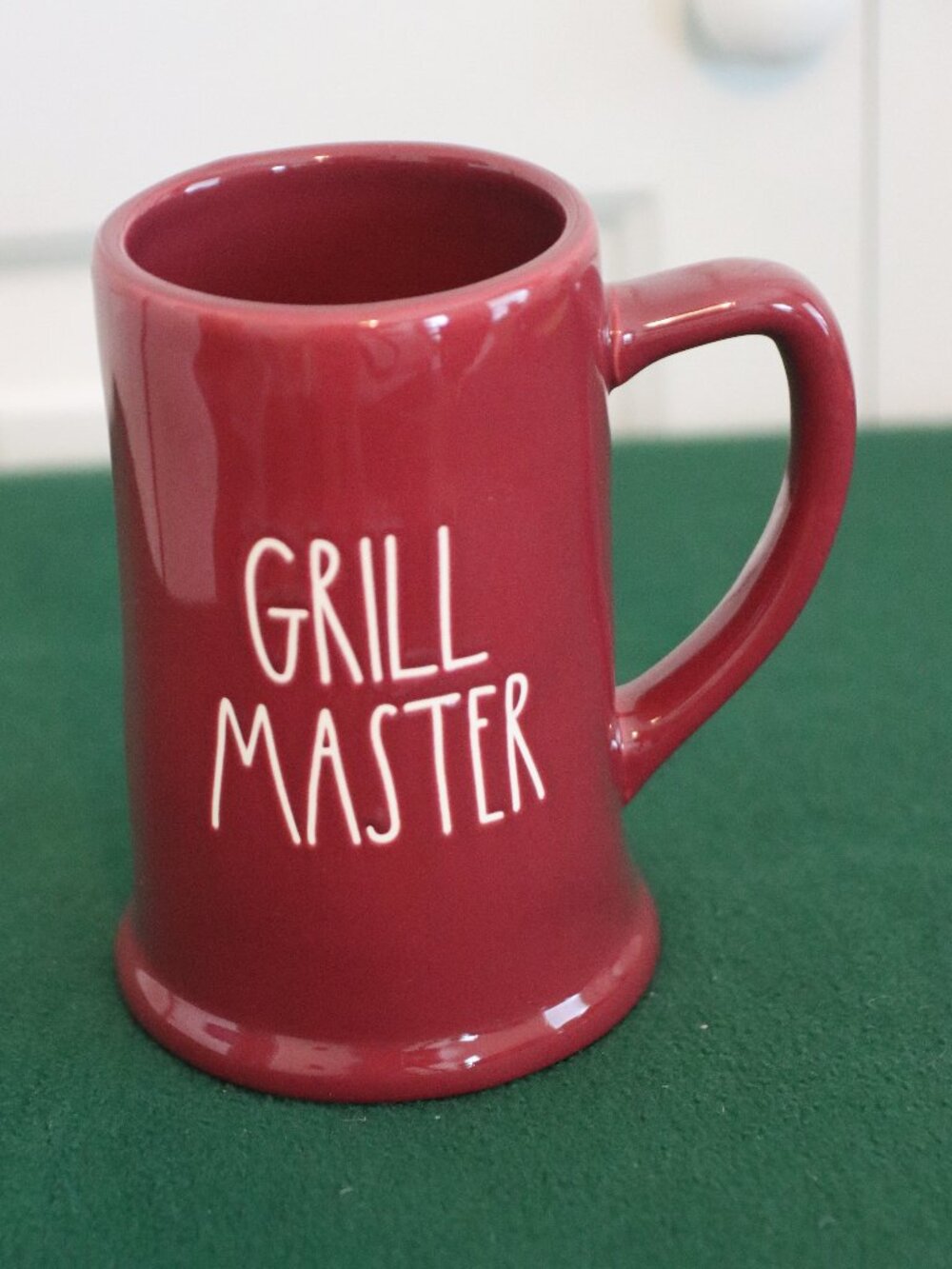 Rae Dunn Artisan Collection By Magenta 239 Cranberry 20 oz Grill Master Mug